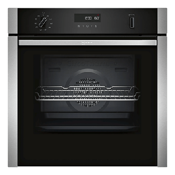 Neff B6ACH7AN0A Slide & Hide Pyrolytic Electric Single Oven - Stainless Steel - A B6ACH7AN0A  