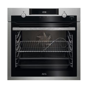 AEG BCS556020M Built In Electric Single Oven - Stainless Steel - A+ BCS556020M  