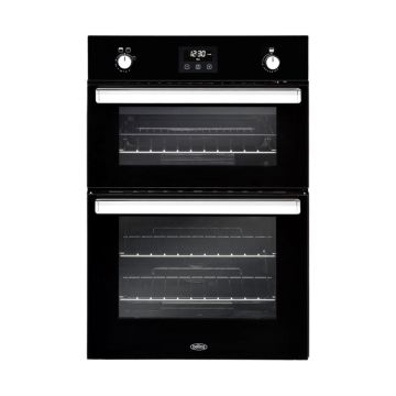 Belling 444444796 Built In Gas Double Oven - Black - A/A 444444796  