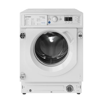 Indesit BIWDIL861284 BI Innex Integrated Washer Dryer 8kg/6kg 1200rpm - White - D BIWDIL861284  