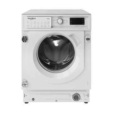 Whirlpool BIWDWG861484UK Integrated Washer Dryer 8kg/6kg with 1400rpm - White -D BIWDWG861484  