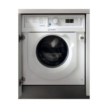 Indesit BIWMIL71252 7kg 1200 rpm Integrated Washing Machine - White - E BIWMIL71252  