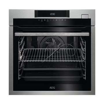 AEG Mastery BSE774320M Built In Electric Single Oven with added Steam Function - Stainless Steel - A+ BSE774320M  