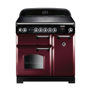 Rangemaster CLA90EICY/C 90cm Electric Range Cooker - Cranberry - A CLA90EICY/C  