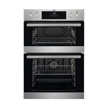 AEG DEB331010M Built In Double Oven - Stainless Steel - A DEB331010M  