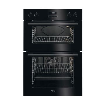 AEG DEE431010B Built In Electric Double Oven - Black - A DEE431010B  
