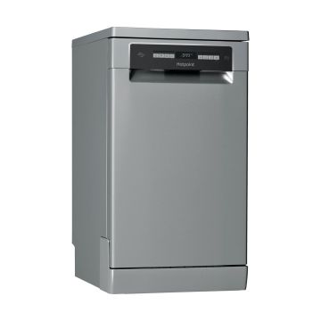 Hotpoint HSFO 3T223 W X UK N Slimline Dishwasher - Stainless Steel - E Rated HSFO3T223WXUKN  