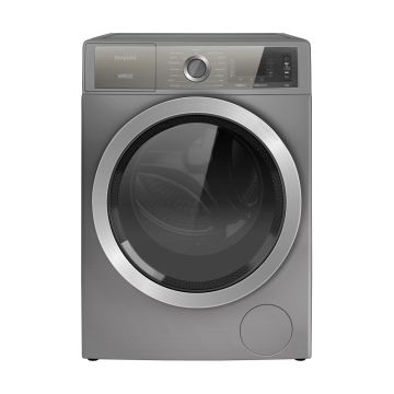 Hotpoint H8W046SBUK 10Kg Washing Machine with 1400 rpm - Silver - A H8W046SBUK  