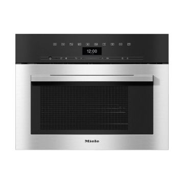 Miele DGM7340CLST Built-In Single Steam Oven with Microwave - Clean Steel DGM7340  