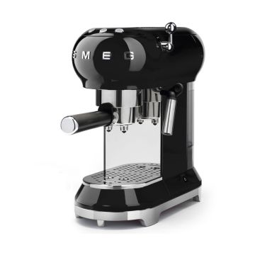 Smeg ECF01BLUK Espresso Coffee Machine - Black ECF01BLUK  