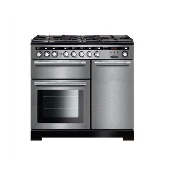 Rangemaster EDL100DFFSS/C Encore Deluxe 100 Dual Fuel Range Cooker - Stainless Steel - A EDL100DFFSS/C  