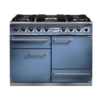 Falcon F1092DXDFCA/NM 1092 Deluxe Dual Fuel Range Cooker - China Blue - A F1092DXDFCA/NM  