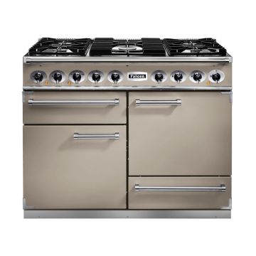 Falcon 1092 DELUXE F1092DXDFFN/NM 110cm Dual Fuel Range Cooker - Fawn - A F1092DXDFFN/NM  