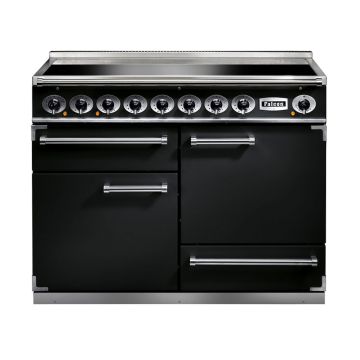 Falcon 1092 DELUXE F1092DXEIBL/C 110cm Electric Range Cooker with Induction Hob - Black - A F1092DXEIBL/C-EU  