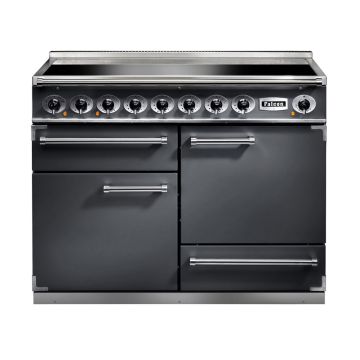 Falcon 1092 DELUXE F1092DXEISL/N 110cm Electric Range Cooker with Induction Hob - Slate - A F1092DXEISL/N-EU  