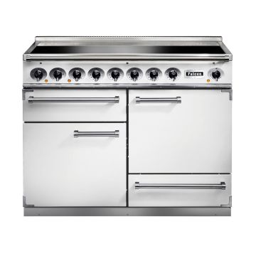 Falcon 1092 DELUXE F1092DXEIWH/N 110cm Electric Range Cooker with Induction Hob - White - A F1092DXEIWH/N-EU  