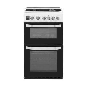Hotpoint HD5G00CCW 50cm Double Gas Cooker - White - A+ HD5G00CCW  