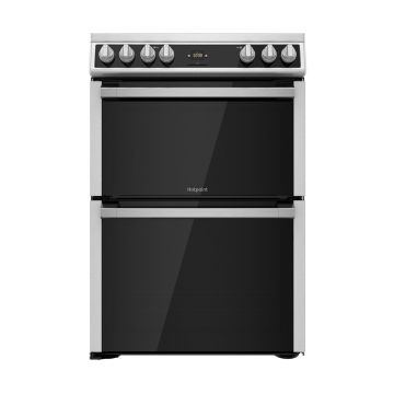 Hotpoint HDT67V9H2CX Electric Cooker with Ceramic Hob - Silver - A HDT67V9H2CX  