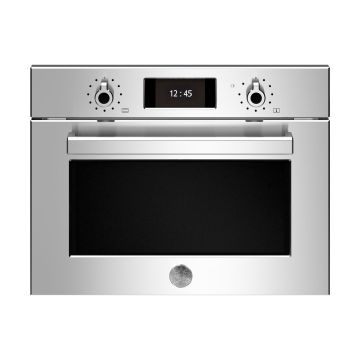 Bertazzoni F457PROMWTX Pro Series TFT 45cm Combi-Microwave Oven - Stainless Steel - A F457PROMWTX  