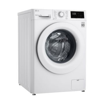 LG AI DD™ F4V309WNW 9kg Washing Machine with 1400 rpm - White - B Rated F4V309WNW  