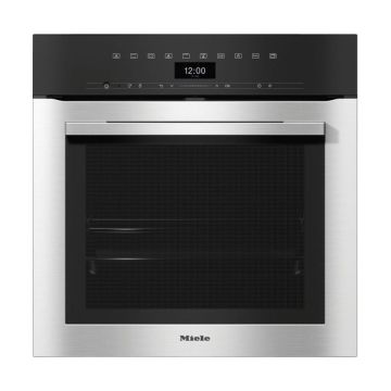 Miele H7364BP Built In Pyrolytic Single Electric Oven - Clean Steel - A+ H7364BP  