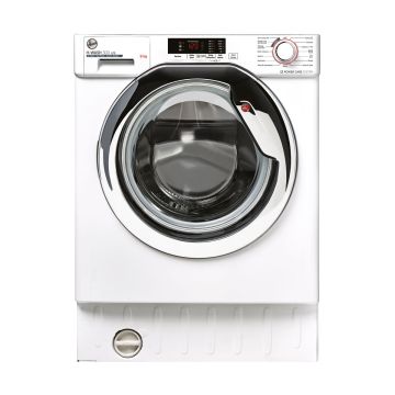 Hoover HBWS 48D2ACE Integrated 8Kg Washing Machine 1400rpm - White & Chrome - C HBWS 48D2ACE  