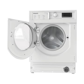 Hotpoint BIWMHG71483UKN Integrated 7Kg Washing Machine with 1400 rpm - White - D BIWMHG71483UKN  