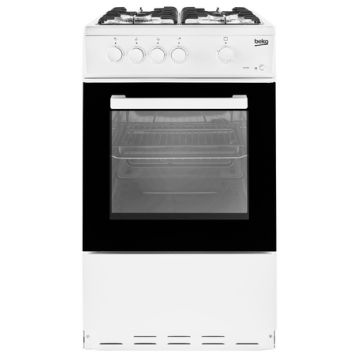 Beko KSG580W 50cm Wide Single Cavity Oven Gas Cooker A Rated KSG580W  