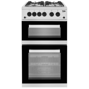 Beko KDG58S 50cm Wide Twin Cavity Gas Cooker A Rated KDG582S  