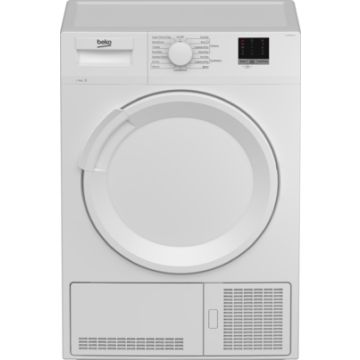 Beko DTLCE80051W 8KG Condenser Tumble Dryer White B Rated DTLCE80051W  