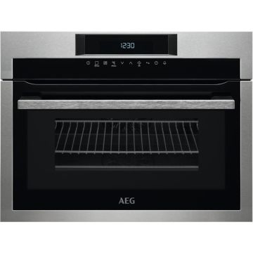 AEG KME761000M Built in Compact Oven with Microwave Function - Stainless Steel KME761000M  
