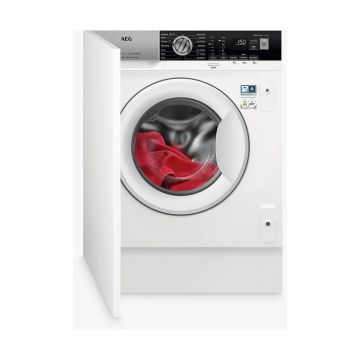 AEG ProSteam Technology L7FE7461BI Integrated 7Kg Washing Machine with 1400 rpm - White - F L7FE7461BI  