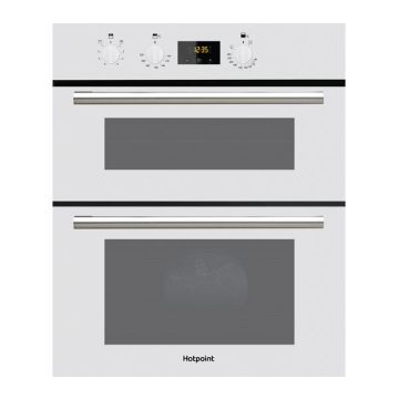 Hotpoint DU2540WH Built Under Electric Double Oven with Feet - White - A/A DU2540WH  