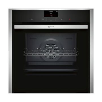 Neff B57CS24H0B Wifi Connected Built In Electric Single Oven - Stainless Steel - A B57CS24H0B  