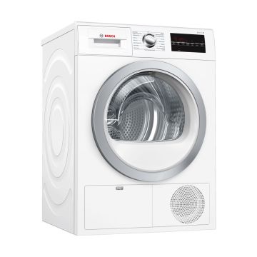 Bosch WTG86402GB 8kg Condenser Tumble Dryer - B - White WTG86402GB  