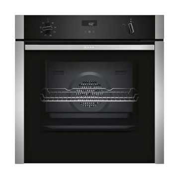 Neff B4ACF1AN0B Built In Electric Single Oven - Stainless Steel - A B4ACF1AN0B  