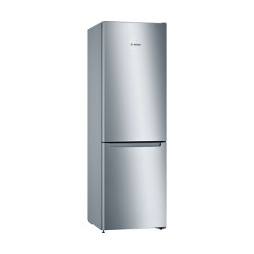 Bosch KGN33NLEAG Freestanding 60/40 Frost Free Fridge Freezer- Stainless Steel Look - E KGN33NLEAG  