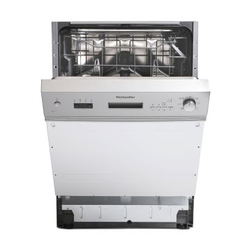 Montpellier MDI655X Full Size 60cm Semi Integrated Dishwasher - Stainless Steel - E MDI655X  