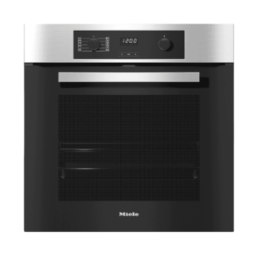 Miele H2265-1BP Built In Electric Self Cleaning Single Oven - Clean Steel - A+ H2265-1BP  