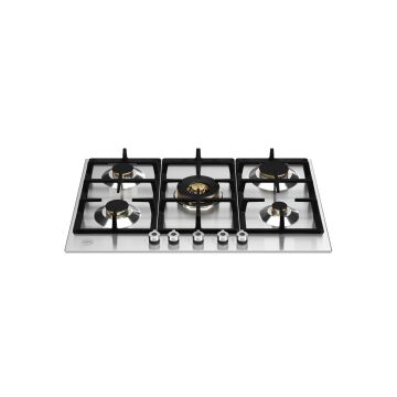 Bertazzoni P755CPROX Pro Series 75cm Gas Hob with Wok Burner - Stainless Steel P755CPROX  