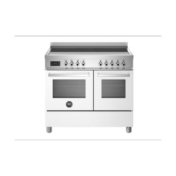 Bertazzoni PRO105I2EBIT Professional 100cm Range Cooker Twin Oven Induction - Gloss White - A/A PRO105I2EBIT  