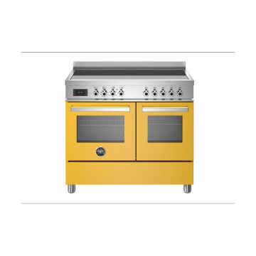 Bertazzoni PRO105I2EGIT Professional 100cm Range Cooker Twin Oven Induction - Gloss Yellow - A/A PRO105I2EGIT  