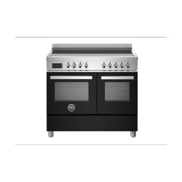 Bertazzoni PRO105I2ENET Professional 100cm Range Cooker Twin Oven Induction - Gloss Black - A/A PRO105I2ENET  