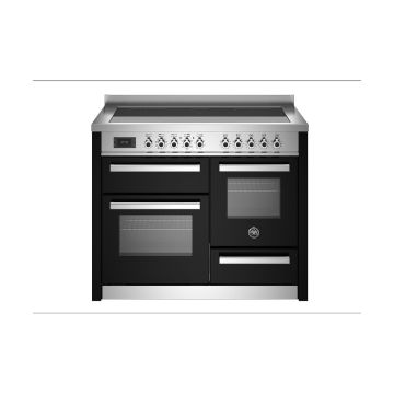 Bertazzoni PRO115I3ENET Professional 110cm Range Cooker XG Oven induction Gloss Black - A/A PRO115I3ENET  