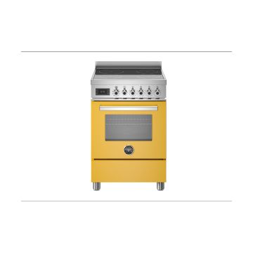 Bertazzoni PRO64I1EGIT Professional 60cm Range Cooker Single Oven Induction - Gloss Yellow - A PRO64I1EGIT  