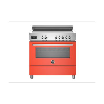 Bertazzoni PRO95I1EART Professional 90cm Range Cooker Single Oven Induction - Gloss Orange - A PRO95I1EART  
