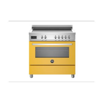 Bertazzoni PRO95I1EGIT Professional 90cm Range Cooker Single Oven Induction - Gloss Yellow - A PRO95I1EGIT  