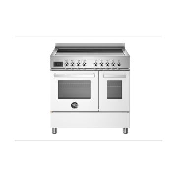 Bertazzoni PRO95I2EBIT Professional 90cm Range Cooker Twin Oven Induction - Gloss White - A/A+ PRO95I2EBIT  