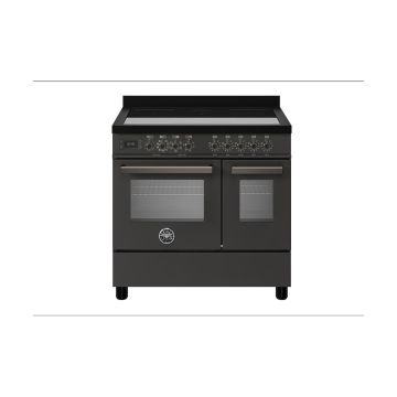 Bertazzoni PRO95I2ECAT Professional 90cm Range Cooker Twin Oven Induction - Carbonio - A/A+ PRO95I2ECAT  