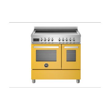 Bertazzoni PRO95I2EGIT Professional 90cm Range Cooker Twin Oven Induction - Gloss Yellow - A/A+ PRO95I2EGIT  
